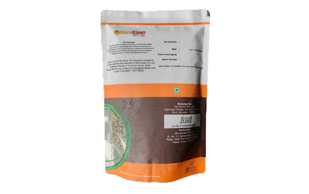 MeraKisan Organic Green Moong / Green Gram   Pack  1 kilogram